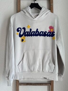 Valabasas "Play" Embroidered Patch Hoodie Sz: Small